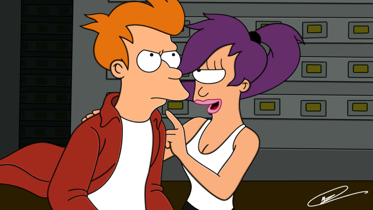 Футурама Лила и Фрай