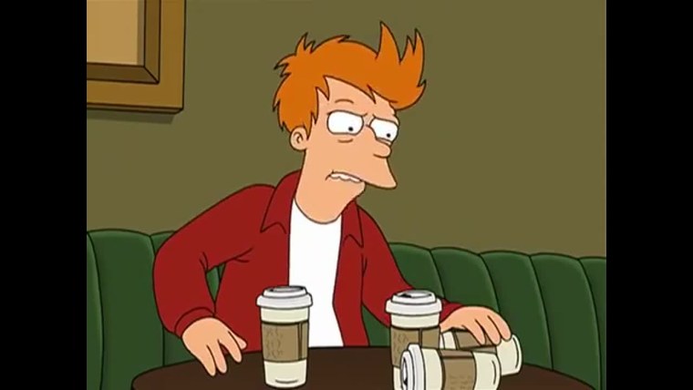 Футурама Фрай кофе