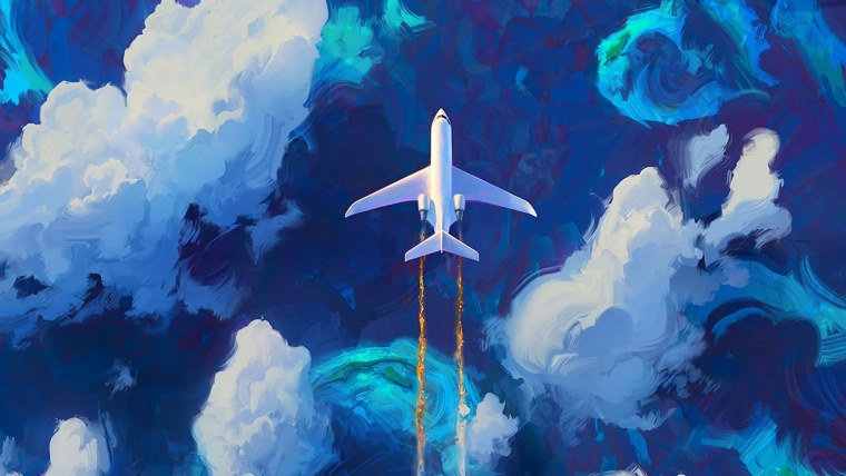 Картина самолёт