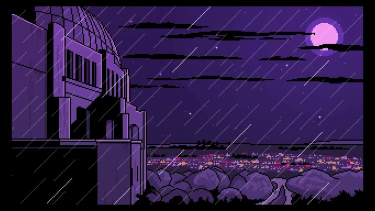 Фиолетовые обои гиф