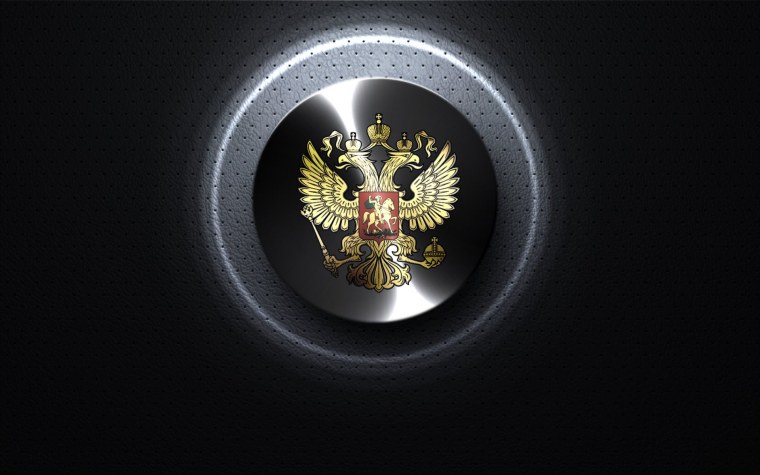 Герб на черном фоне