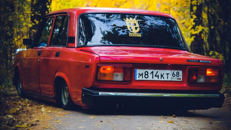 ВАЗ 2107 красная БПАН