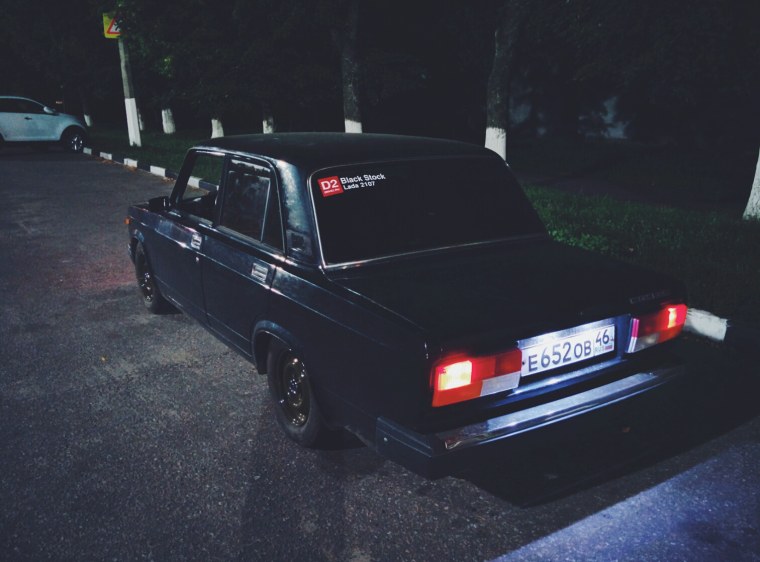 Ночная ВАЗ 2107