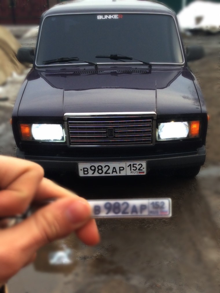 ВАЗ 2107 бункер черная матовая