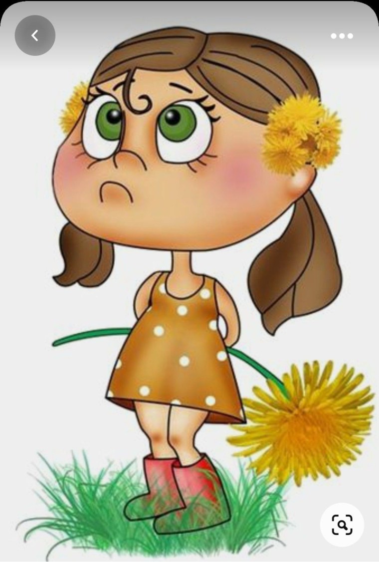 Смешные нарисованные девочки