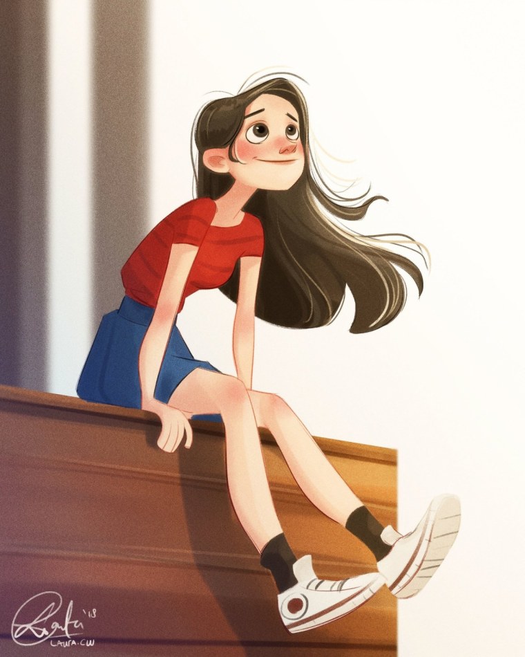 Девушки в мультяшном стиле