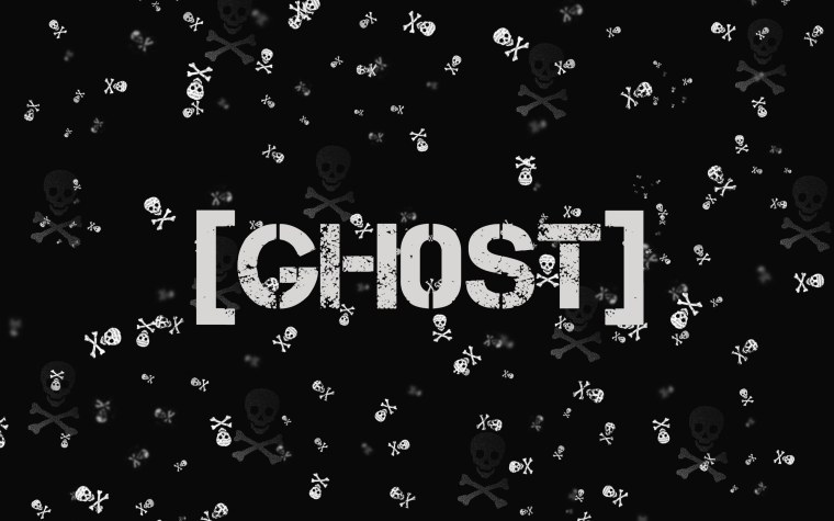 Чёрные обои с надписью