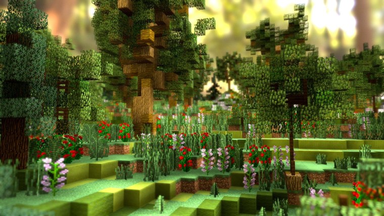 Красивые леса в МАЙНКРАФТЕ