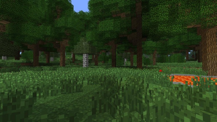 Дубовый лес майнкрафт