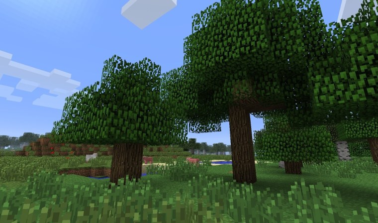 Лес в МАЙНКРАФТЕ