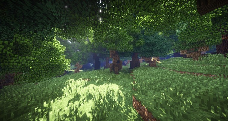 Лес с шейдерами