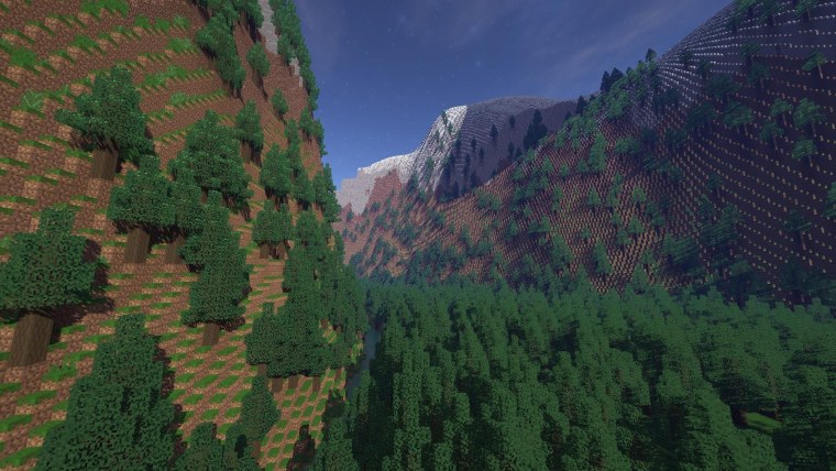 Майнкрафт ландшафт