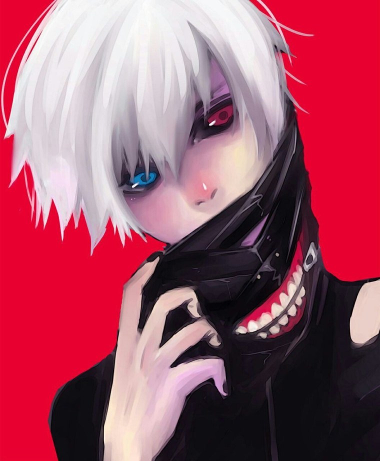 Аниме пацан Токийский гуль