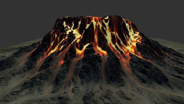 Фон вулкан