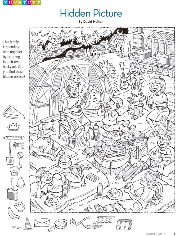 Задание на нахождение предметов