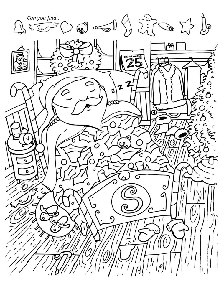 Найди и раскрась