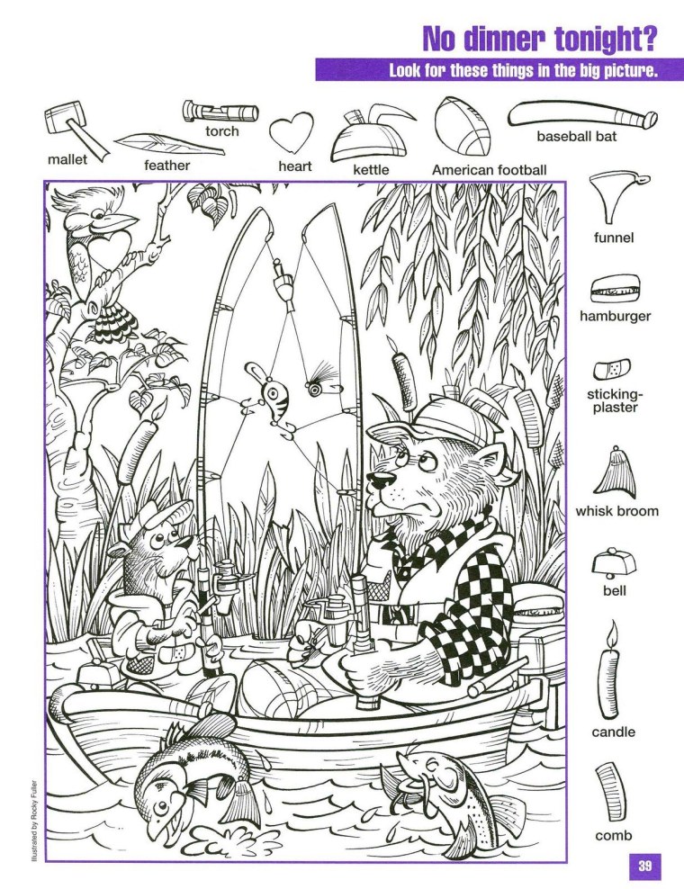 Найди и раскрась