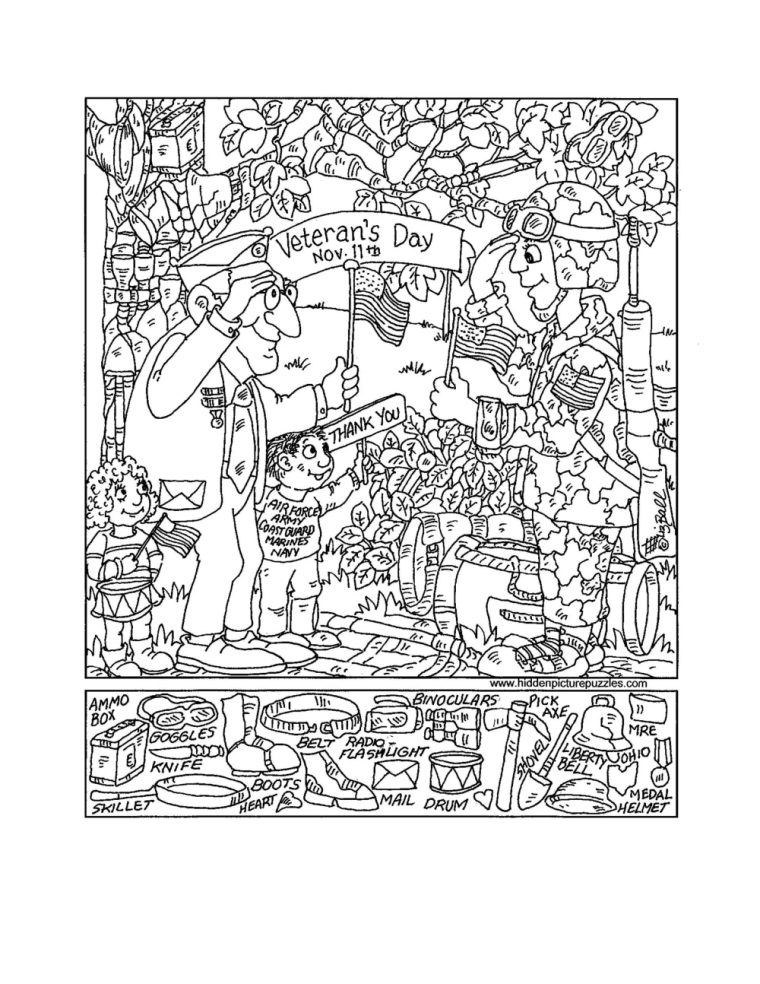 Спрятанные предметы на картинке