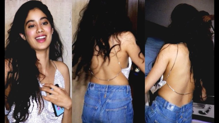 Janhvi Kapoor Backless