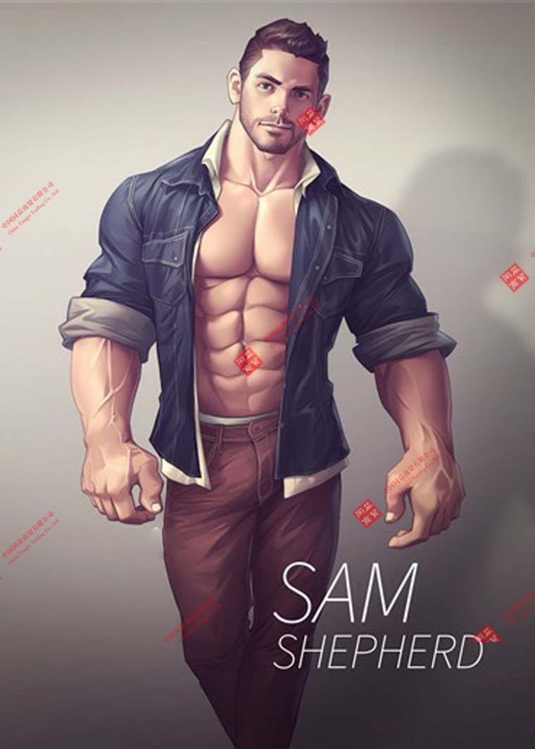 Нарисовать накаченного мужчину