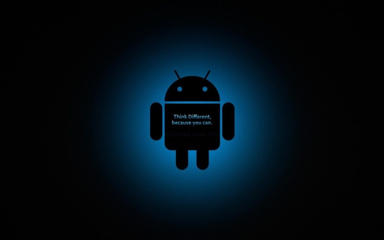 Android на черном фоне