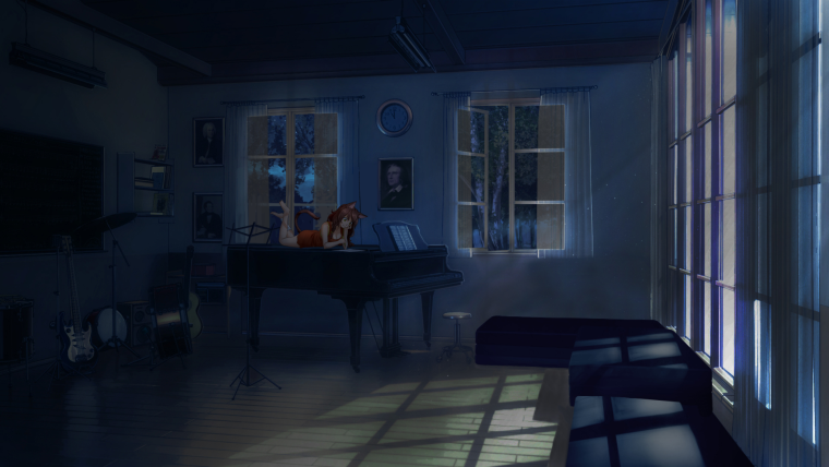 Спальня в стиле аниме