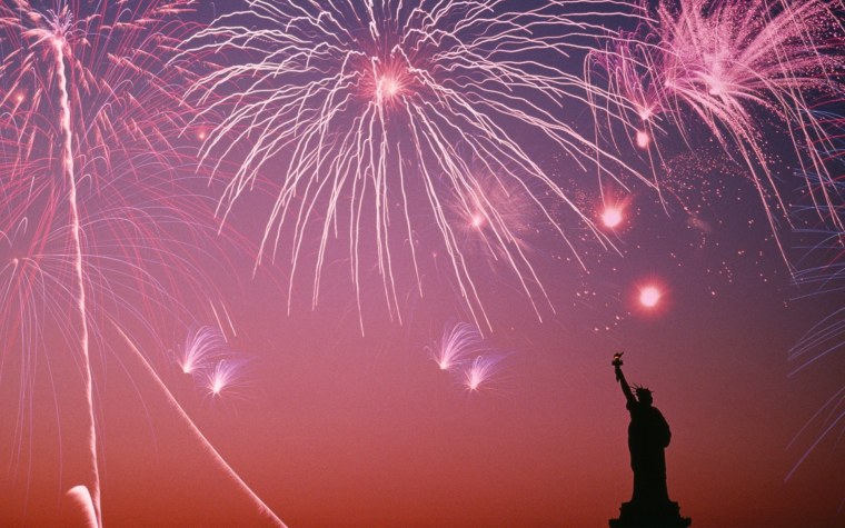 Фейерверк в небе