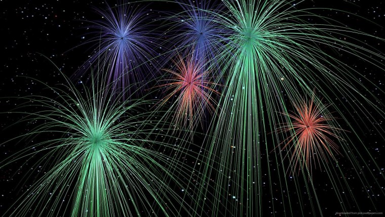 Фон для презентации салют