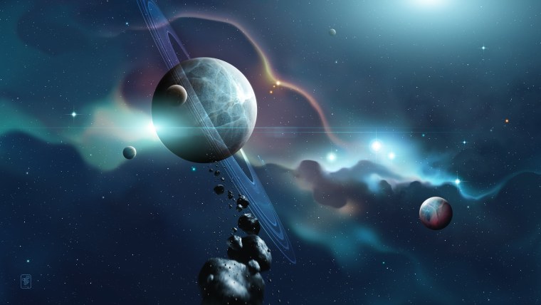 Спейс голубая Планета