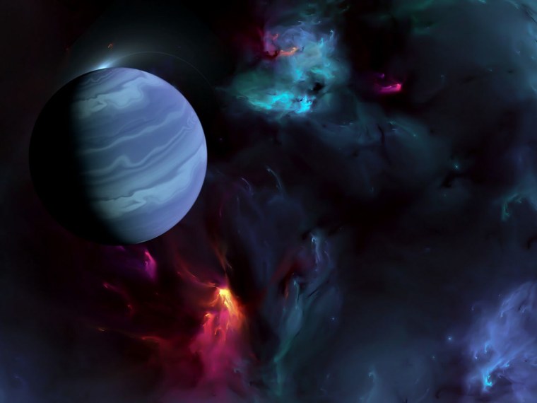 Туманности в космосе