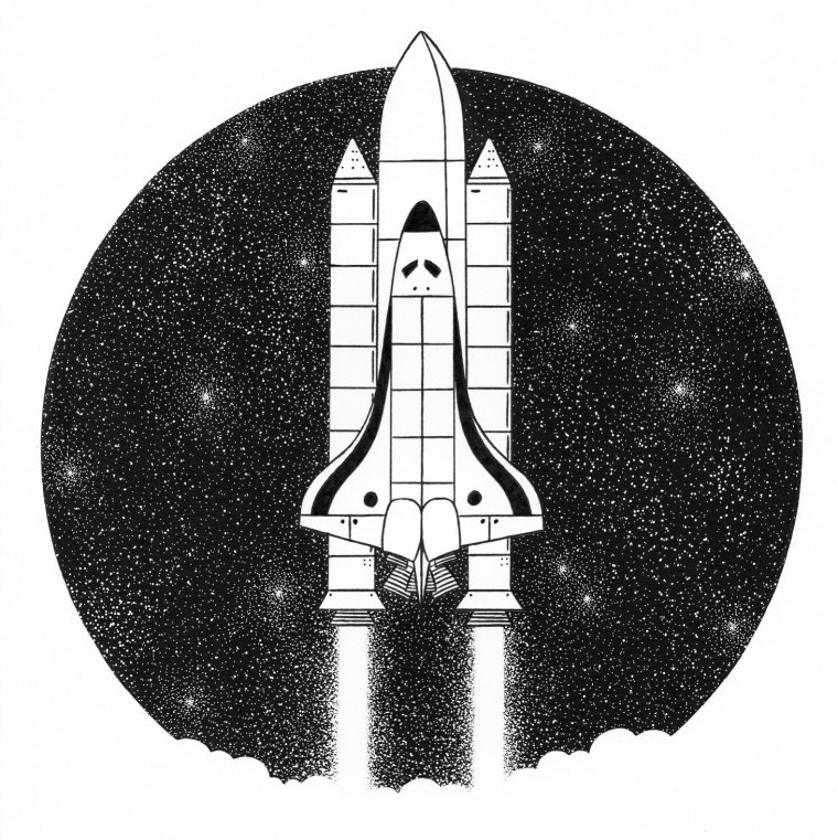 Шаттл раскраска