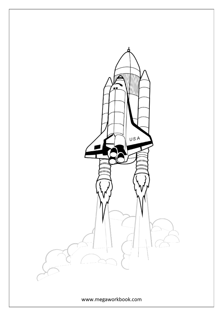 Шаттл ракета спереди