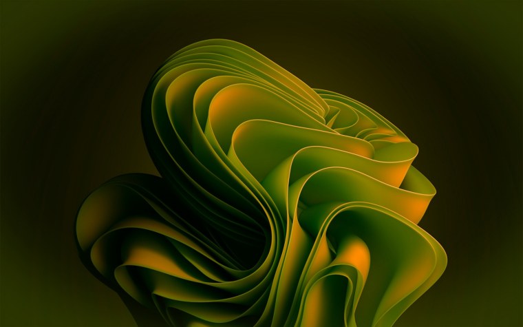 Зеленые обои виндовс 11