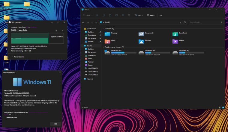 Темная тема виндовс 10