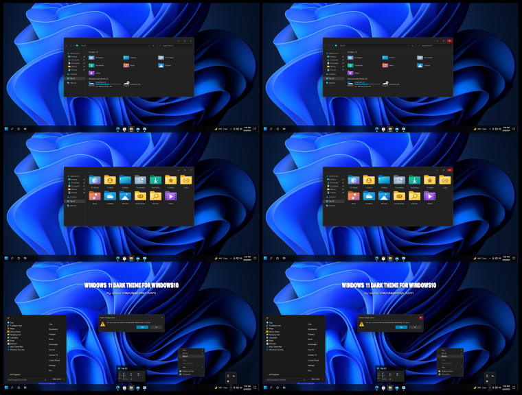 Windows 11 темная тема