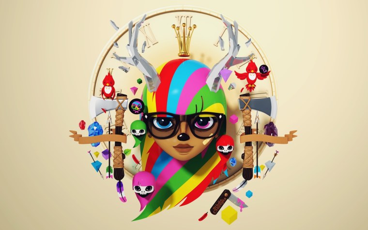 Яркие креативные обои