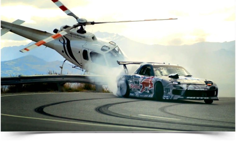 Rx7 дрифт и вертолет