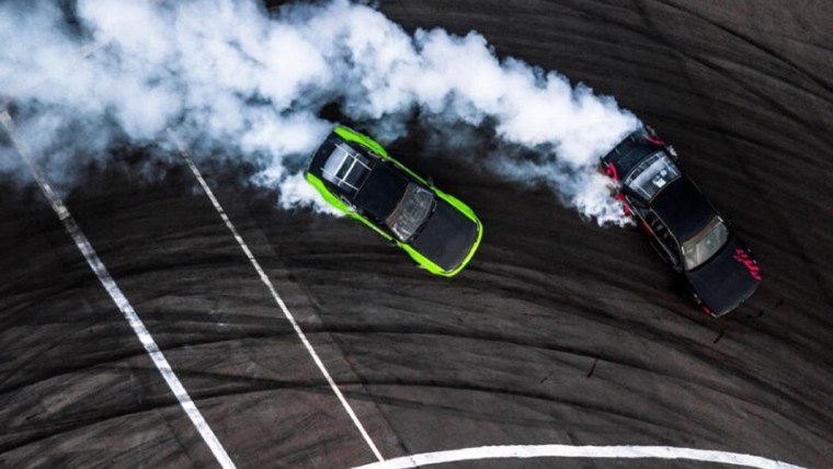 Дрифт вид сверху