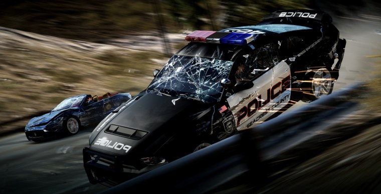 Полиция погоня и гонки