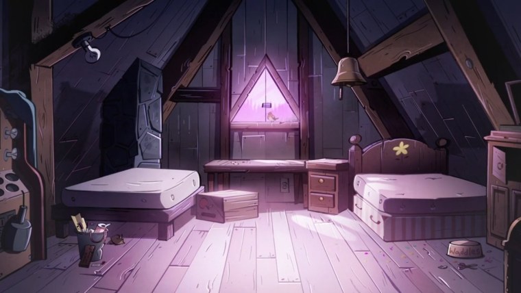 Хижина Гравити Фолз чердак