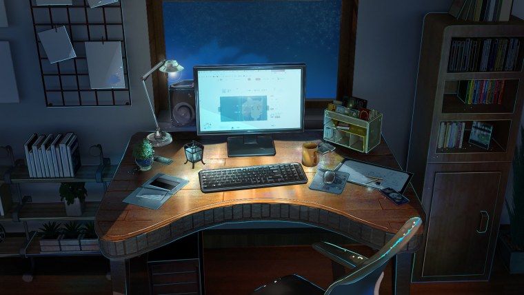 Комната с компьютером