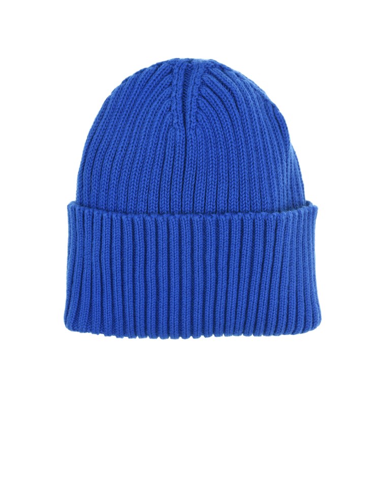 Шапка синяя с голубым