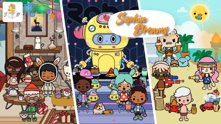 Тока бока персонажи девочки