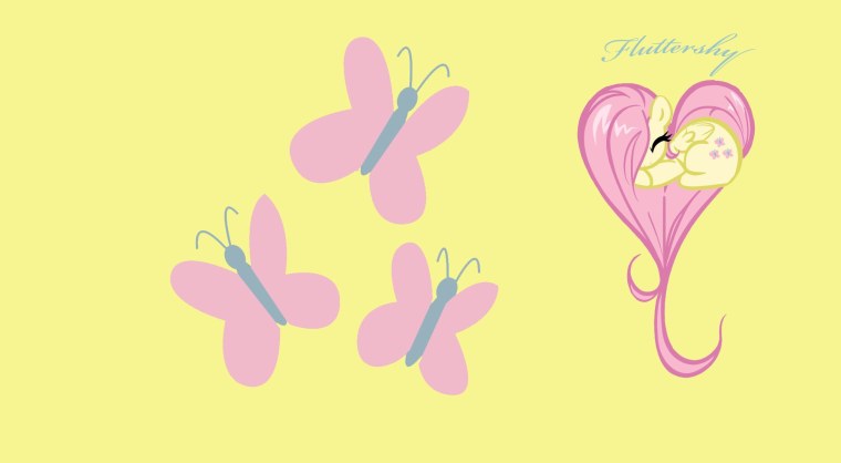 Бабочки Флаттершай