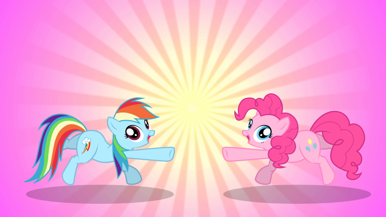 Дружба это чудо Пинки Пай и Радуга