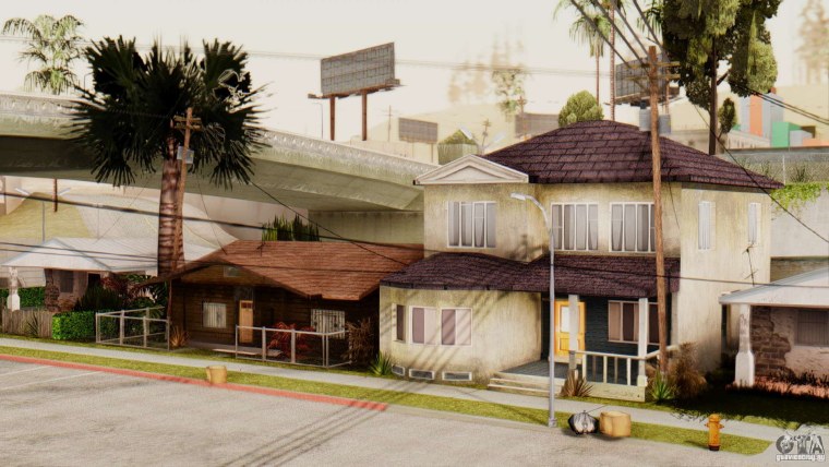 Grand Theft auto San Andreas Гроув стрит