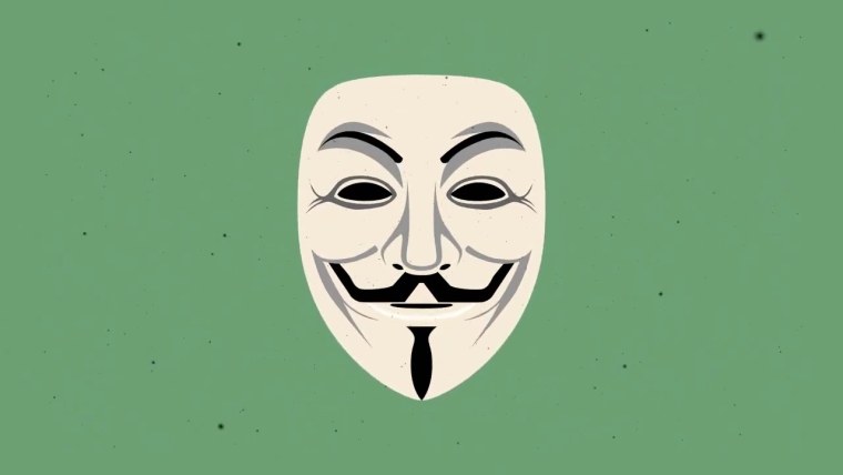Маска Анонимуса а4