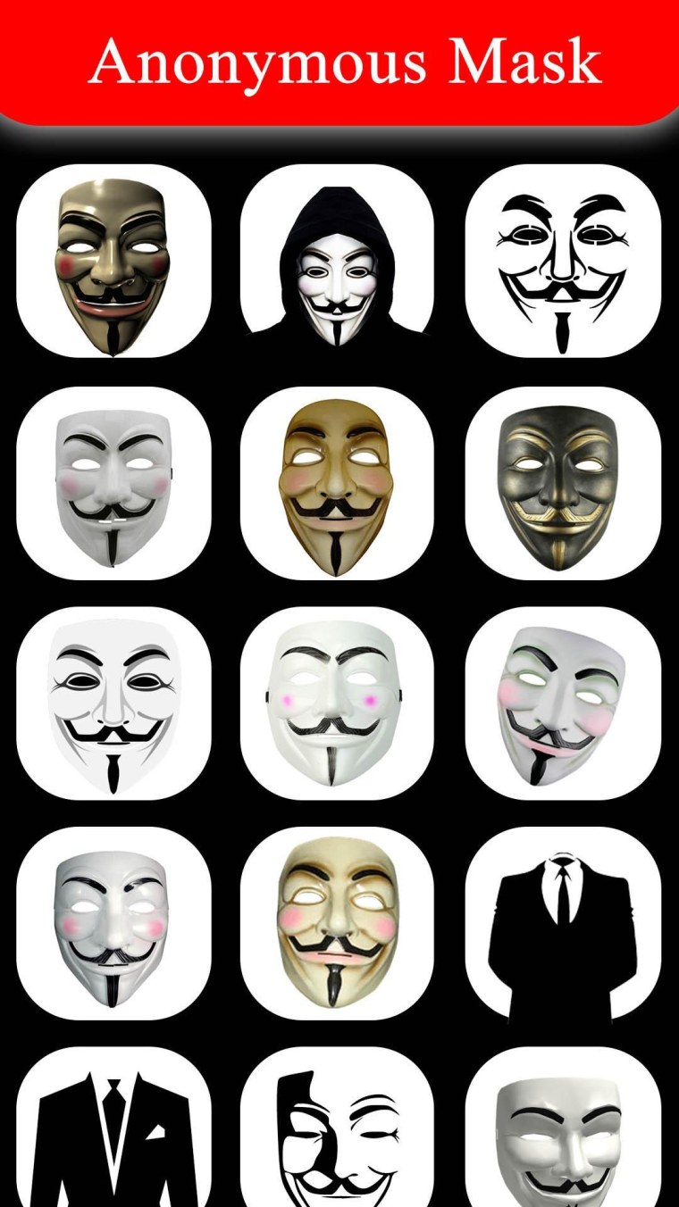 Маска Пабло анонимус
