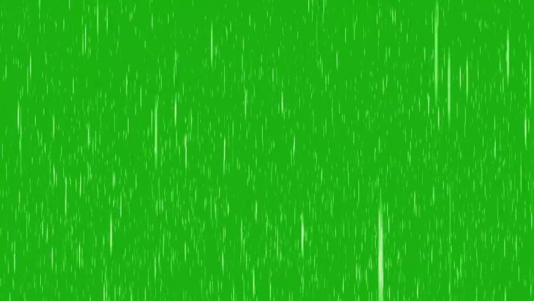 Дождь хромакей