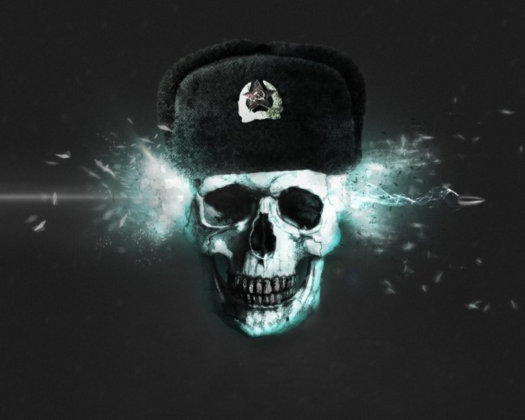 Череп с марихуаной